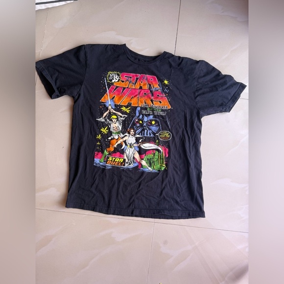 Star Wars Graphic T-Shirt size M 38/40 short sleeve black - Picture 10 of 11